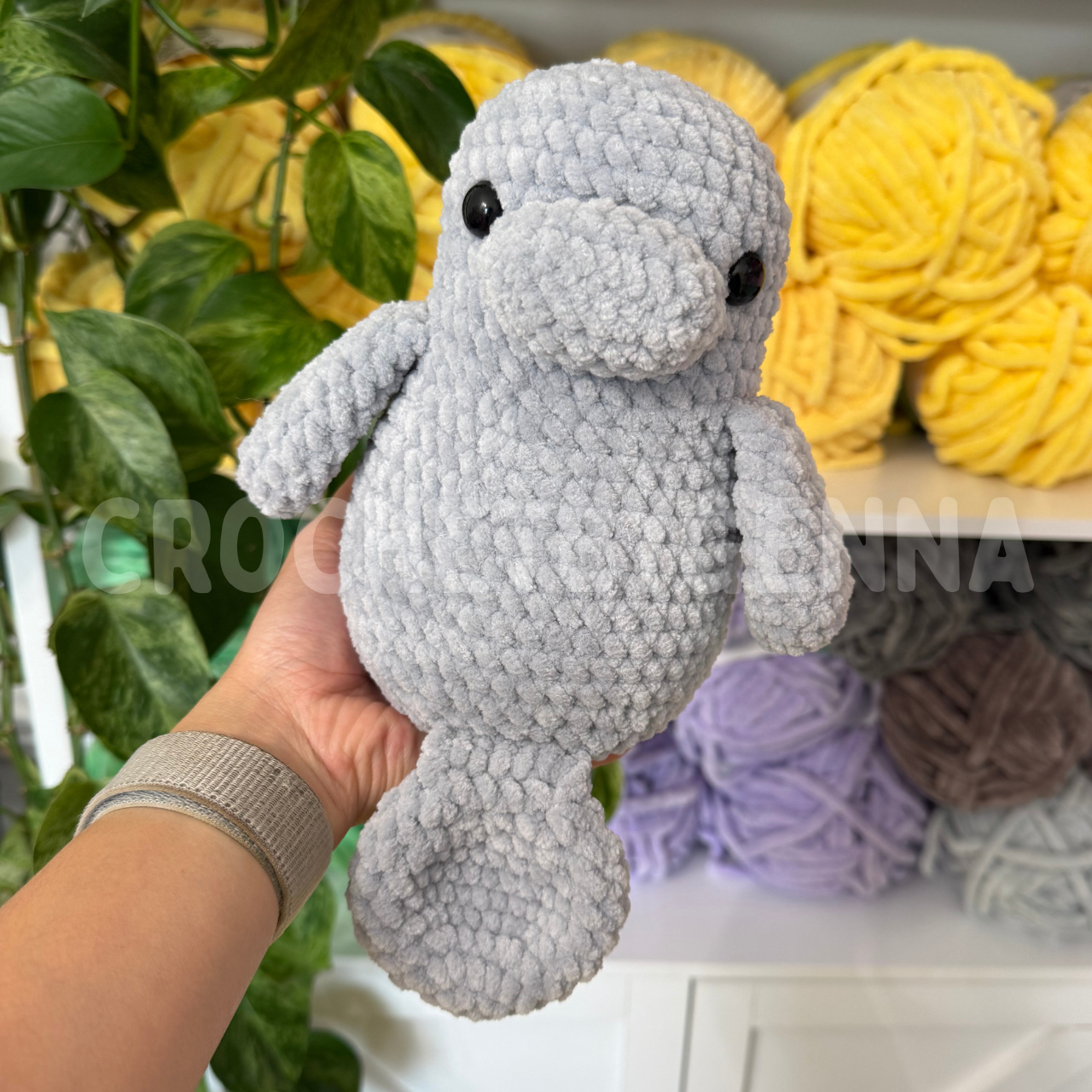 No Sew Manatee Crochet Pattern