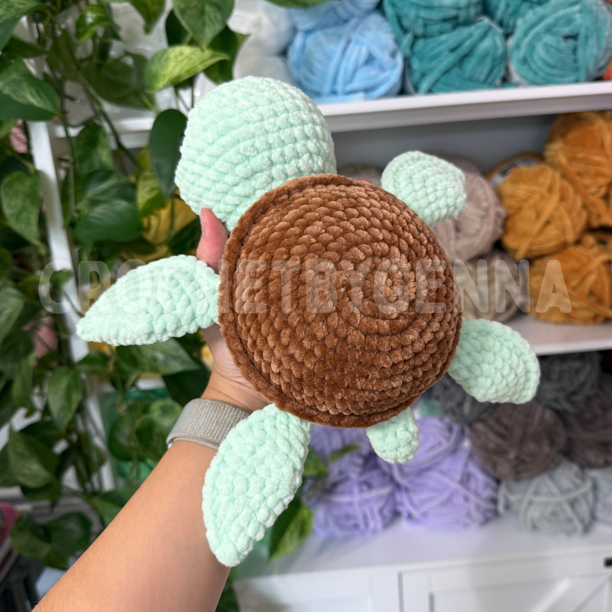 No-Sew Turtle Crochet Pattern