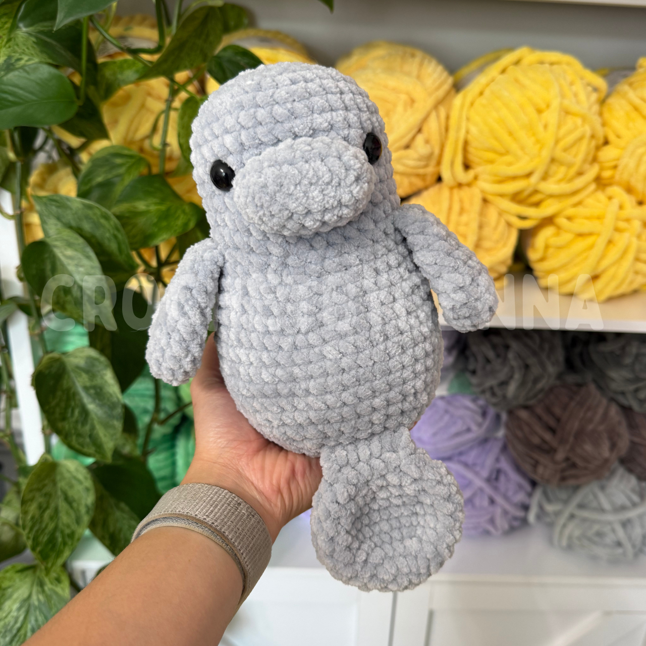No Sew Manatee Crochet Pattern