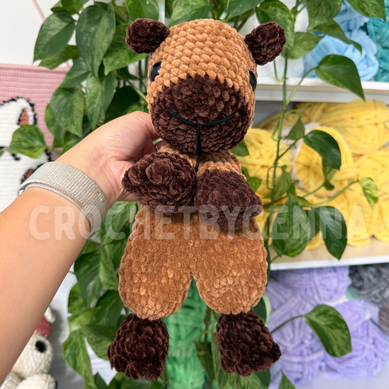 Capybara Snuggler Pattern