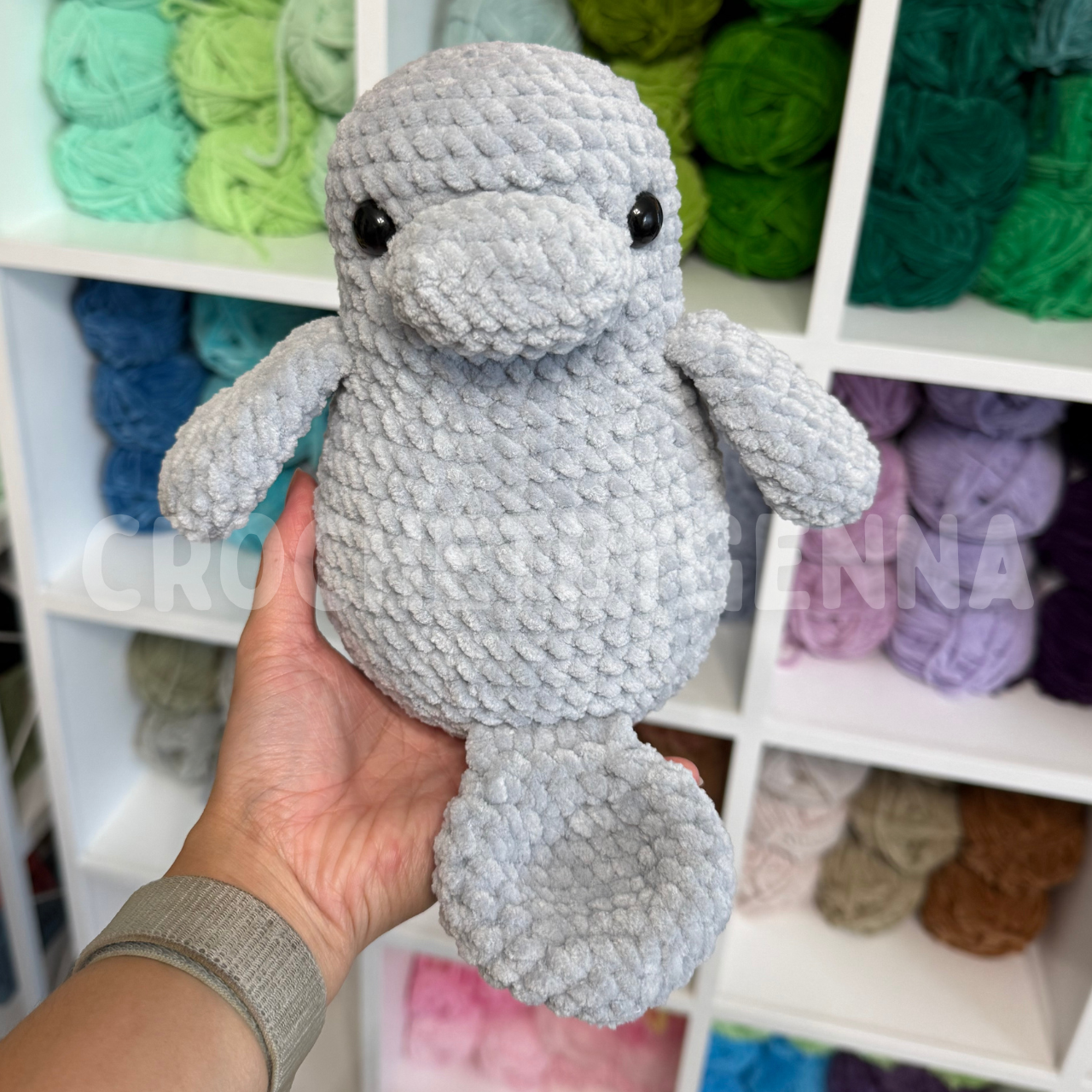 No Sew Manatee Crochet Pattern