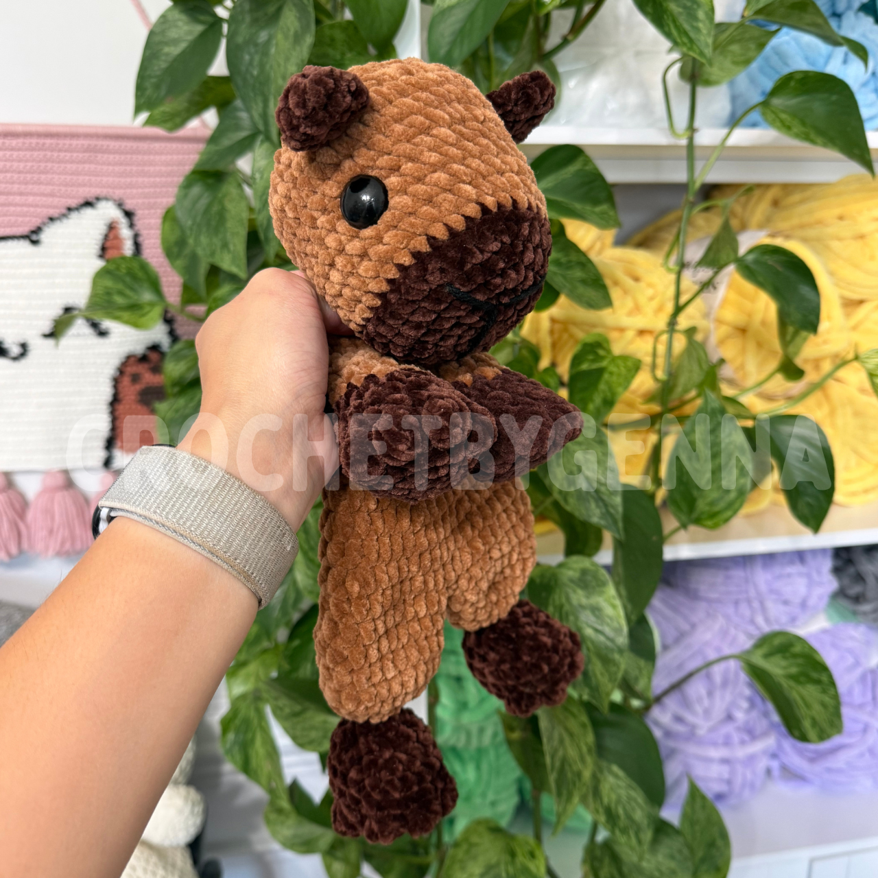 Capybara Snuggler Pattern