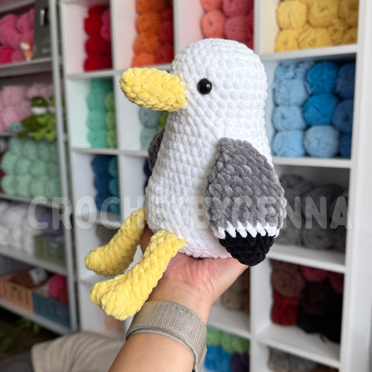 No Sew Seagull Crochet Pattern