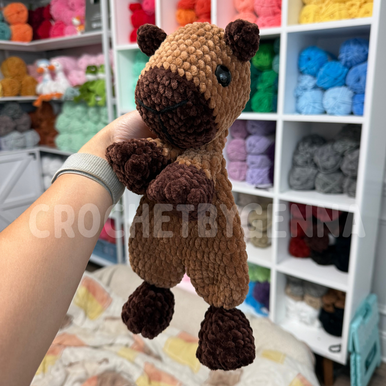 Capybara Snuggler Pattern