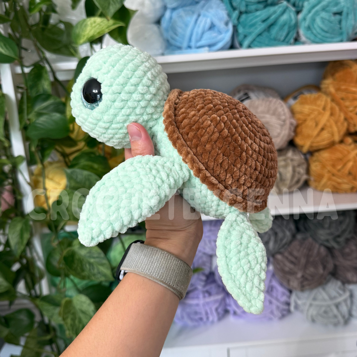 No-Sew Turtle Crochet Pattern