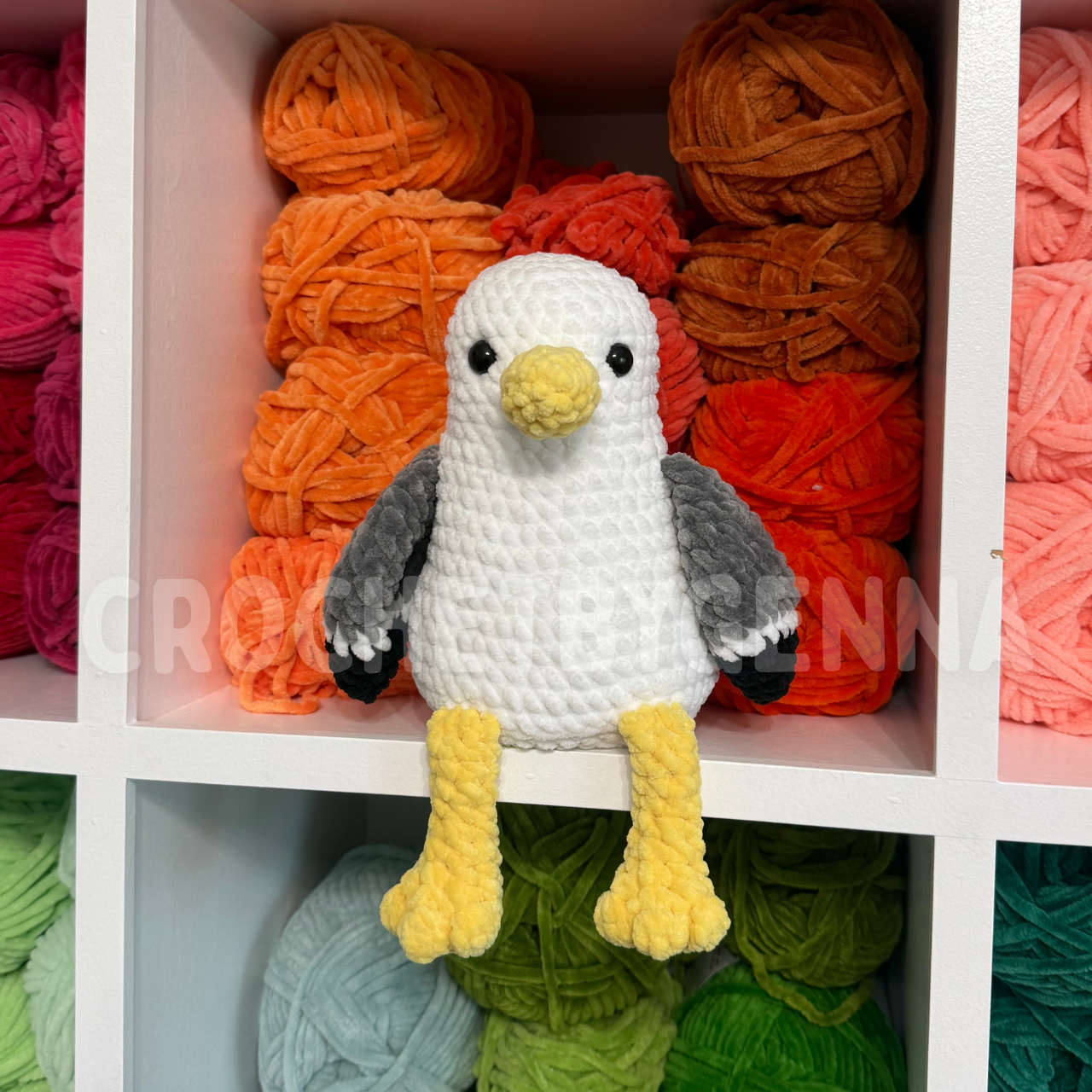 No Sew Seagull Crochet Pattern