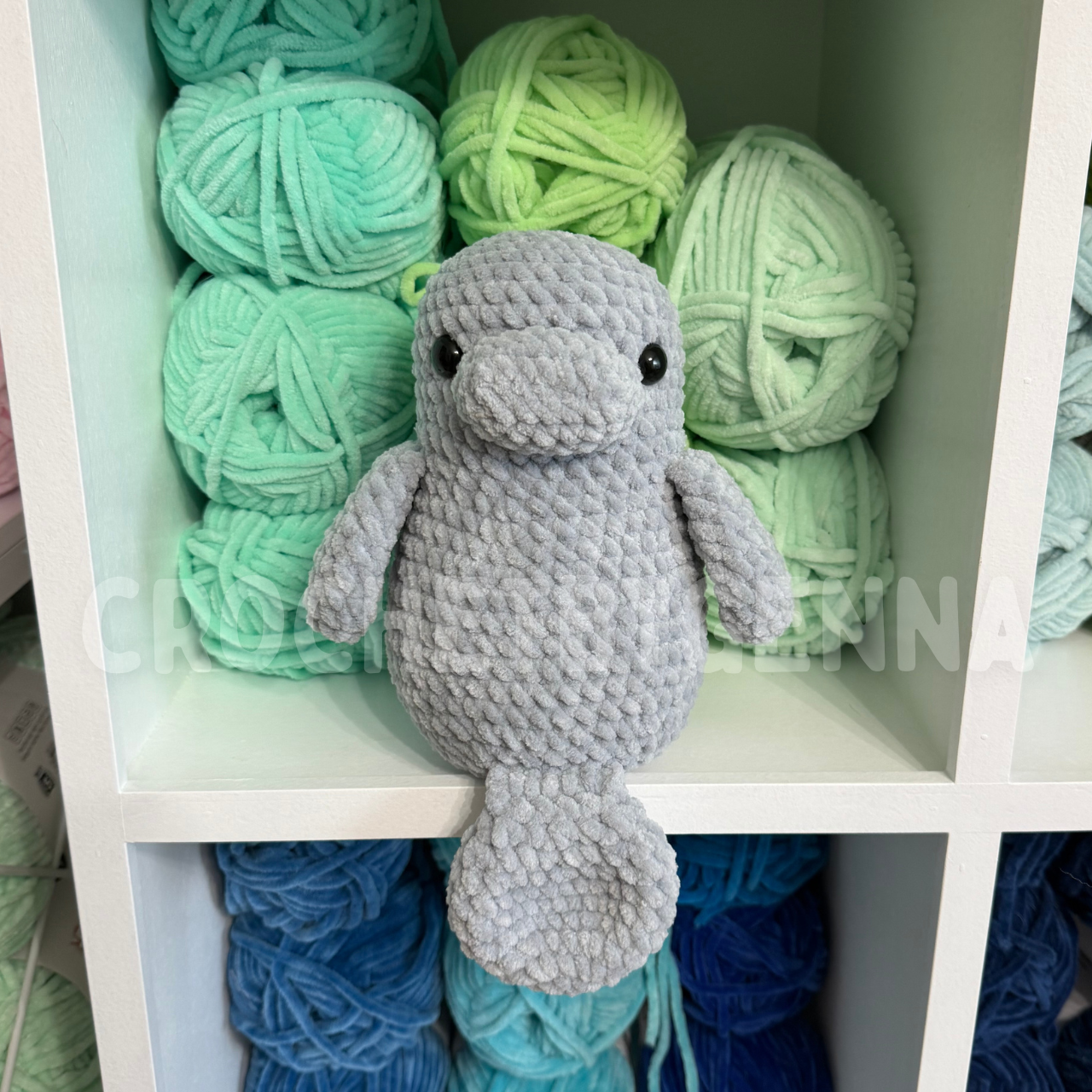 No Sew Manatee Crochet Pattern