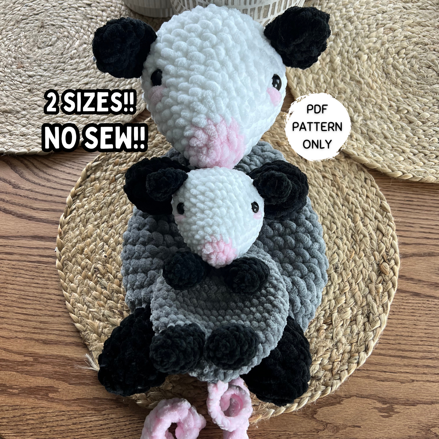 No Sew Opossum Snuggler