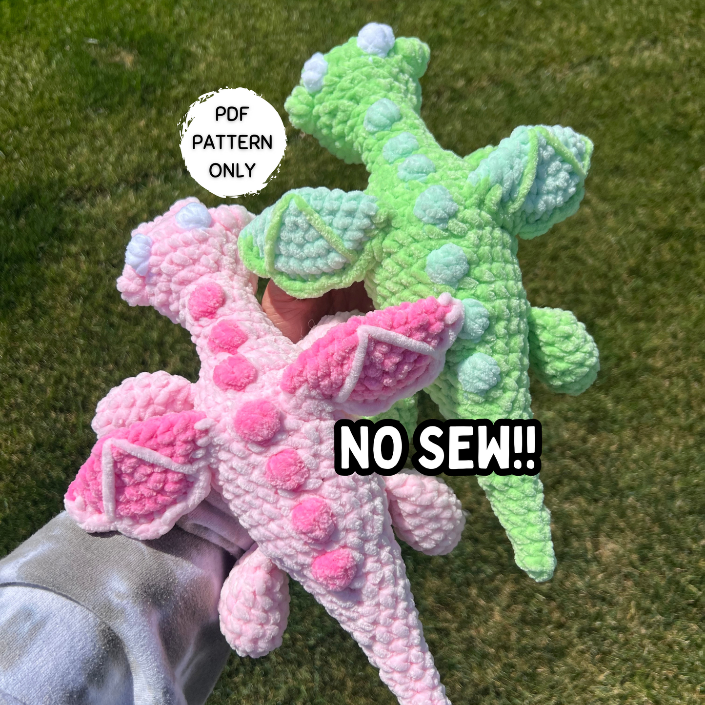 No Sew Crochet Dragon Pattern