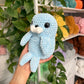 Weighted Squishy Seal Plushie - Blue