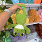 Weighted Squishy Frog Plushie - Light Green