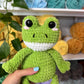 Weighted Squishy Frog Plushie - Light Green