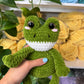 Weighted Squishy Frog Plushie - Dark Green