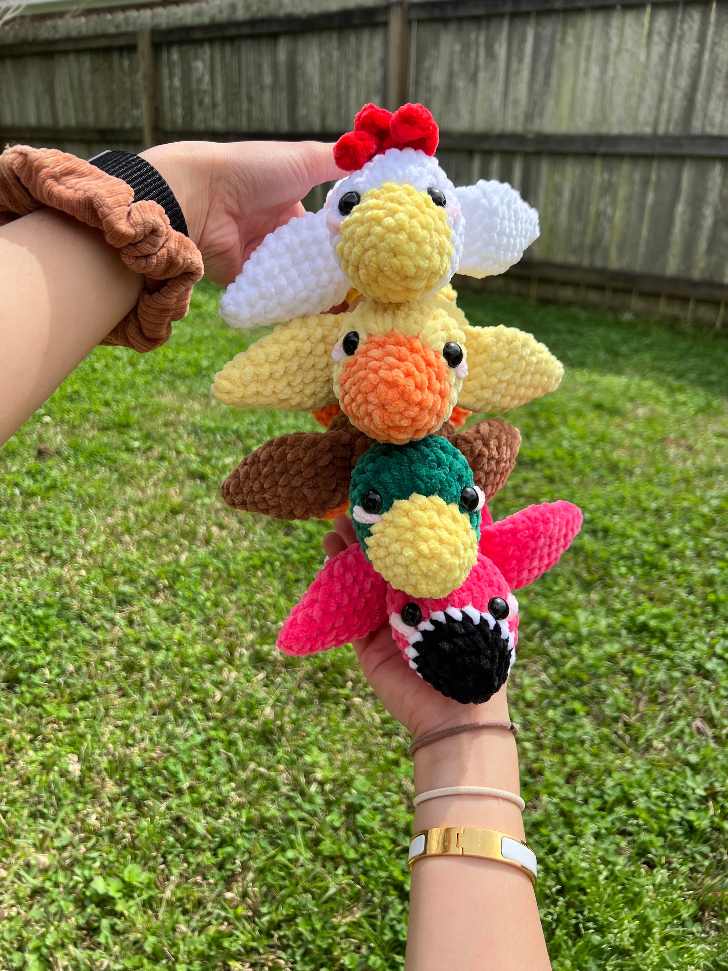No Sew 4-in-1 Crochet Bird Pattern Bundle