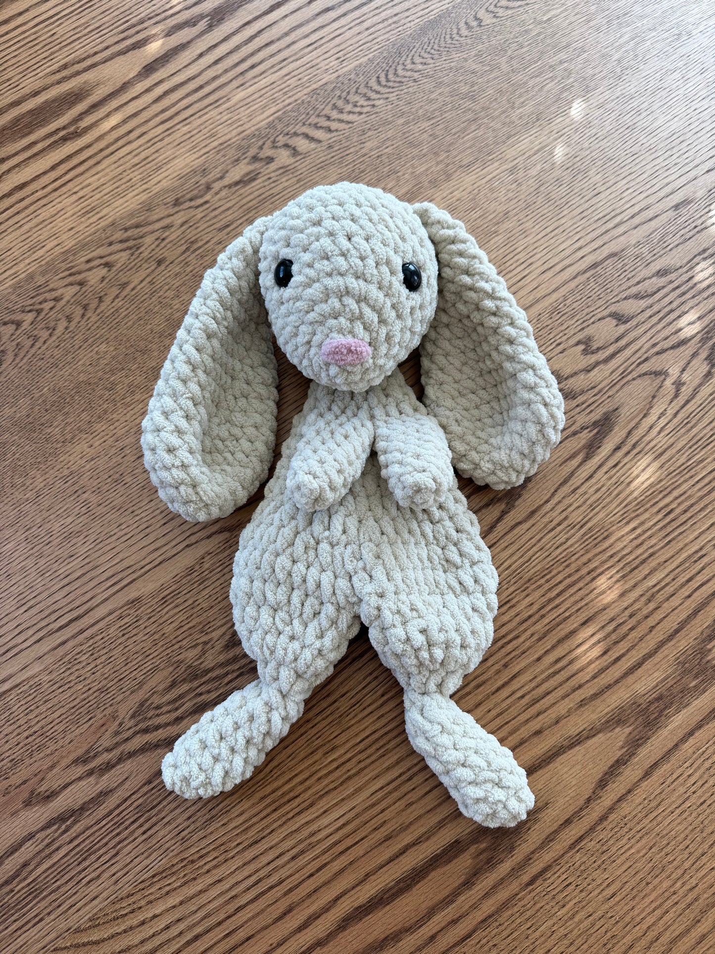 Jumbo Beige Bunny Snuggler Plushie