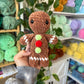 2-in-1 Mini Gingerbread Man Crochet Pattern