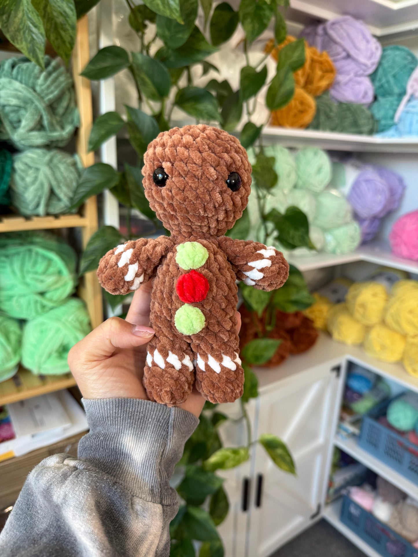 2-in-1 Mini Gingerbread Man Crochet Pattern
