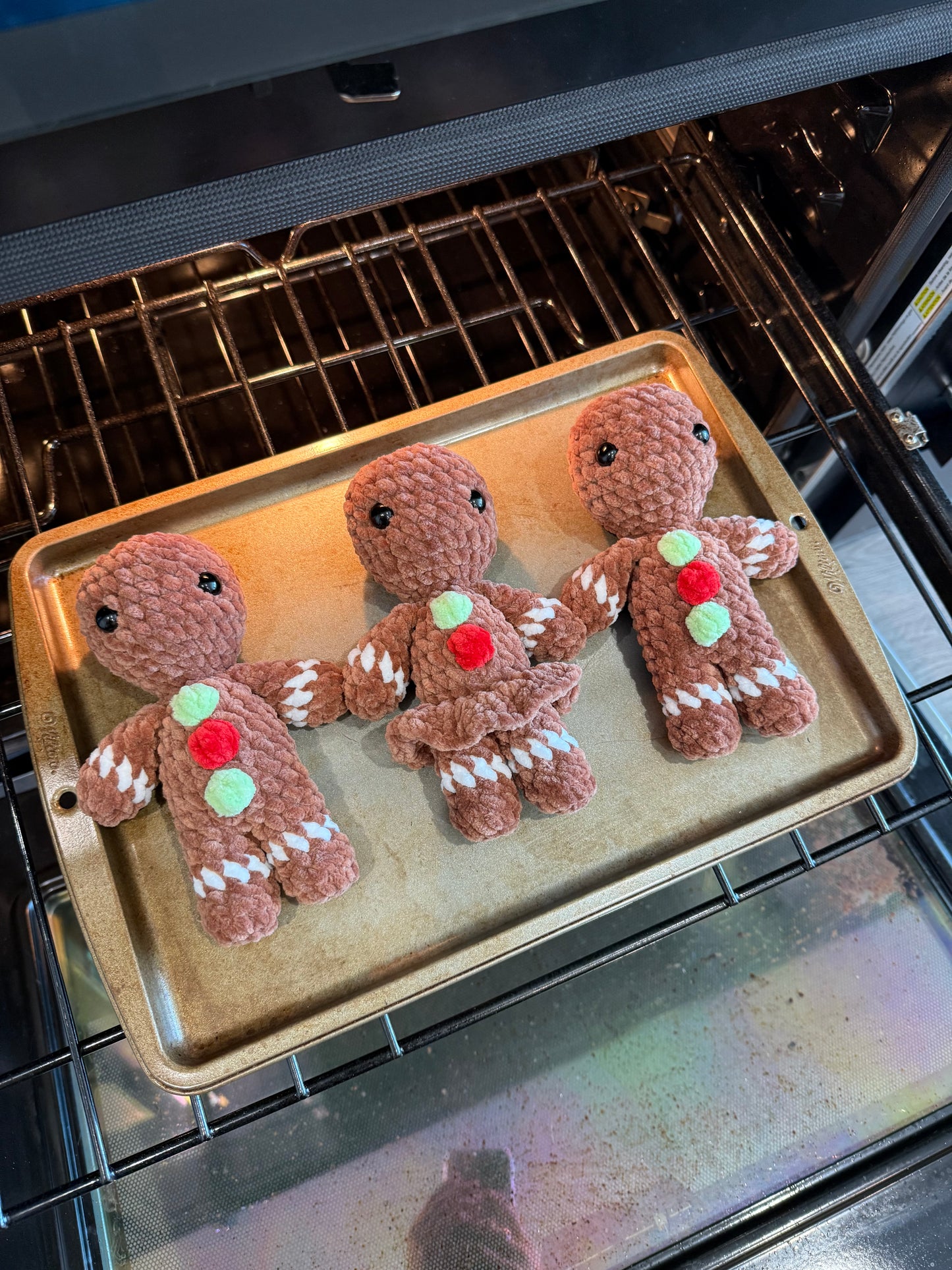 2-in-1 Mini Gingerbread Man Crochet Pattern