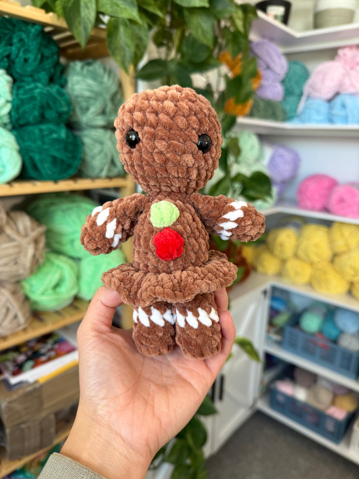 2-in-1 Mini Gingerbread Man Crochet Pattern