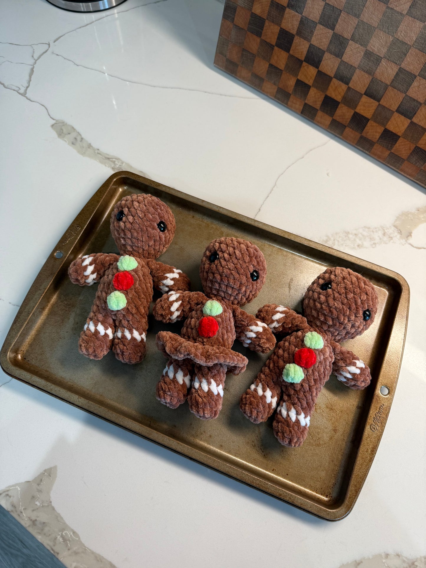 Mini Gingerbread Man Plushie