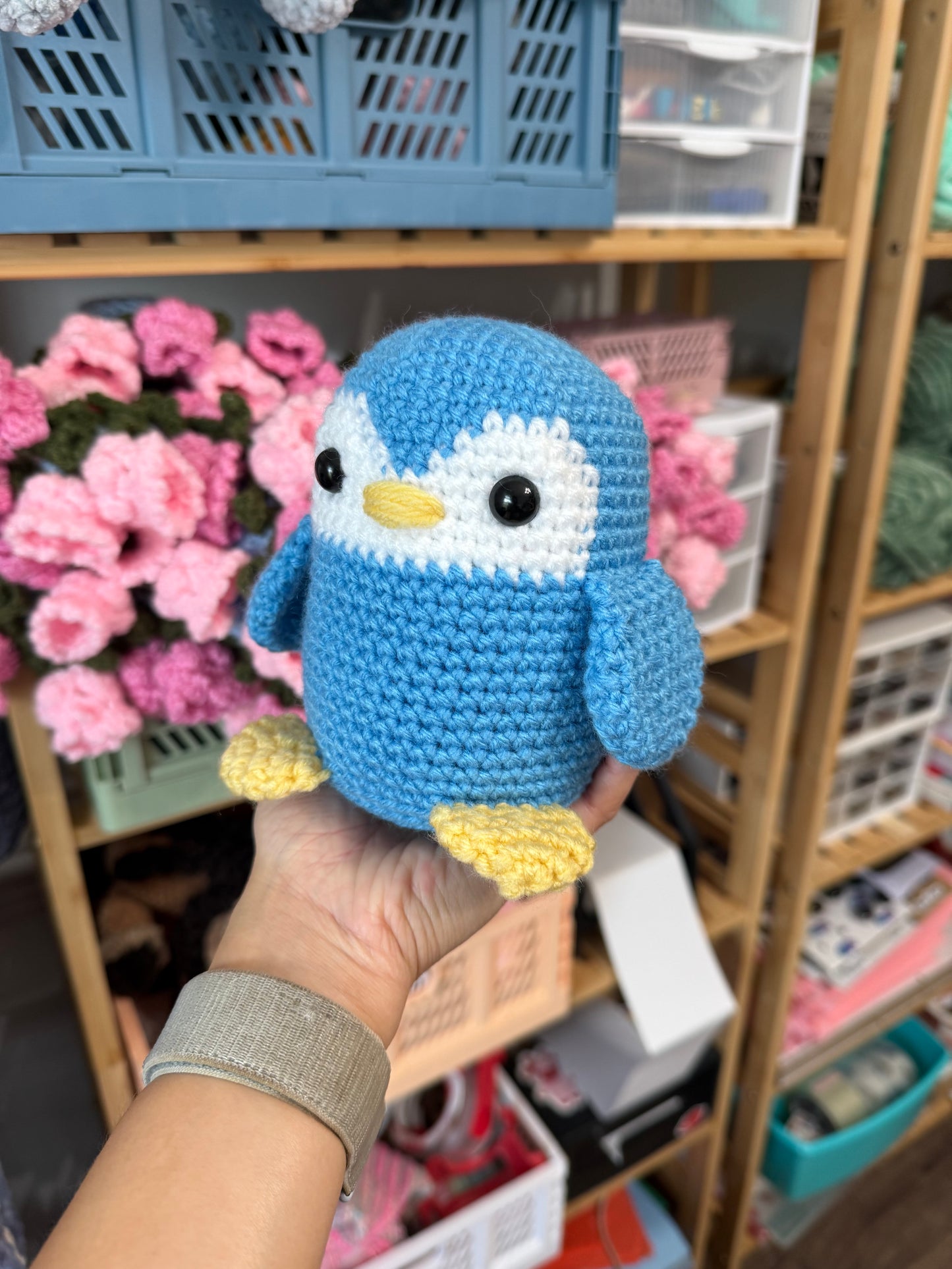 Mini Acrylic Penguin Plushie