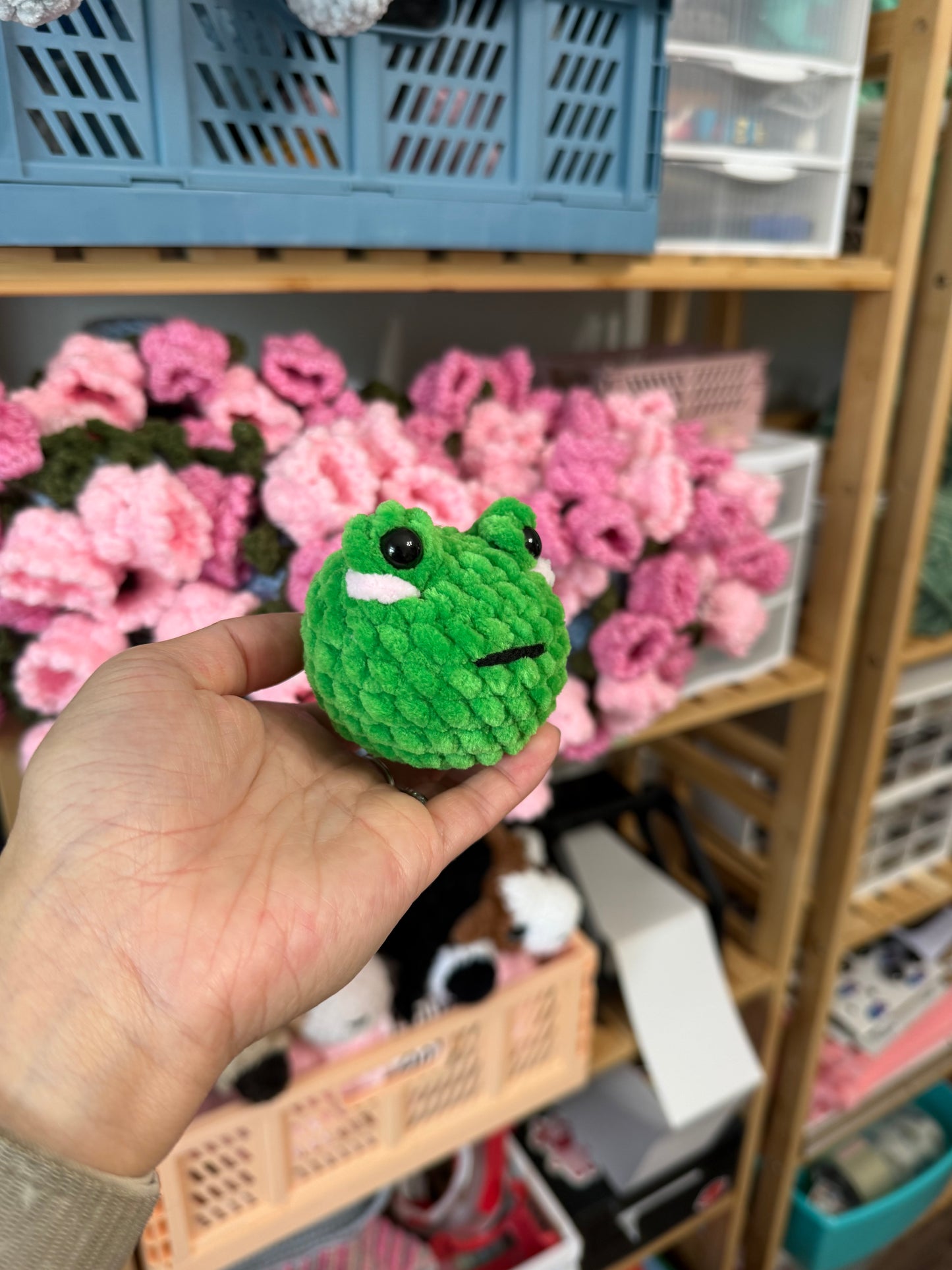 Mini Frog Plushie