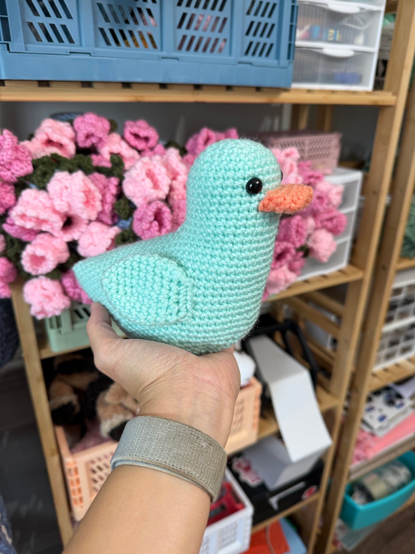 Mini Acrylic Rubber Duck Plushie