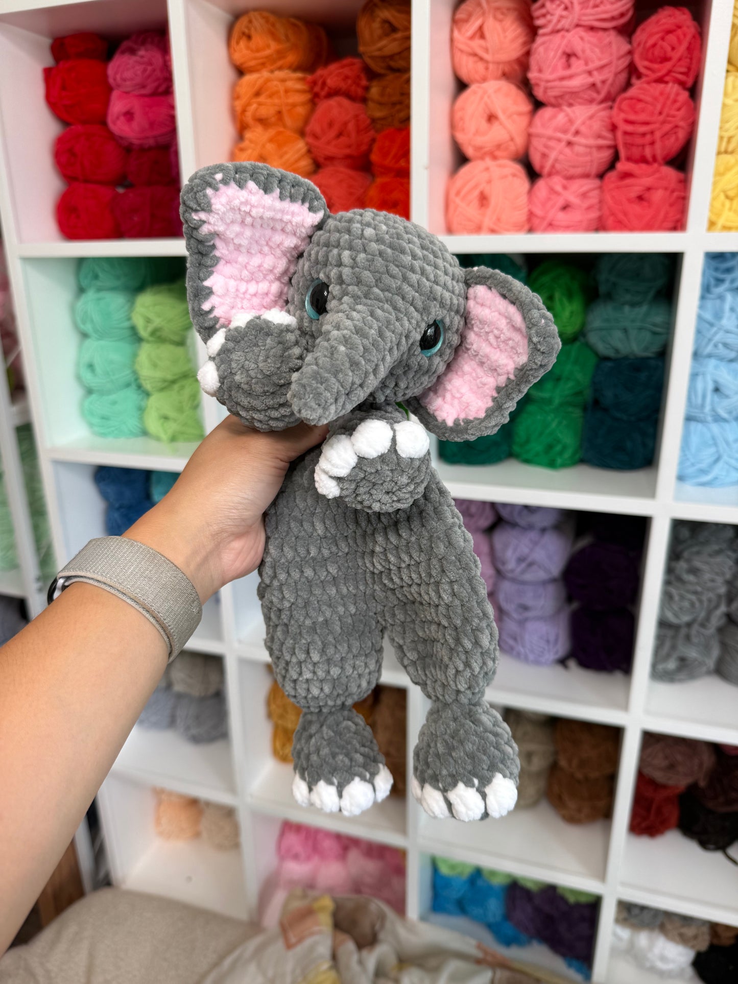 Elephant Snuggler Plushie