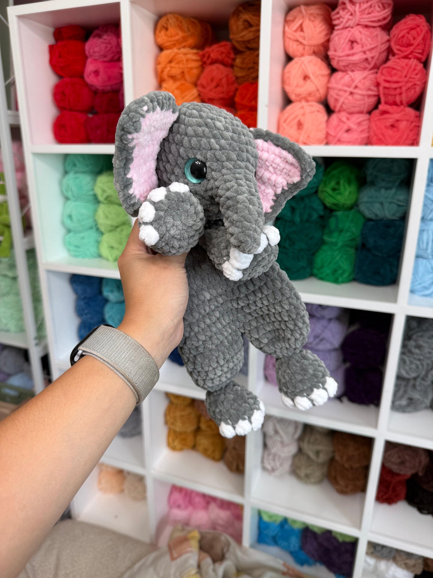 Elephant Snuggler Plushie