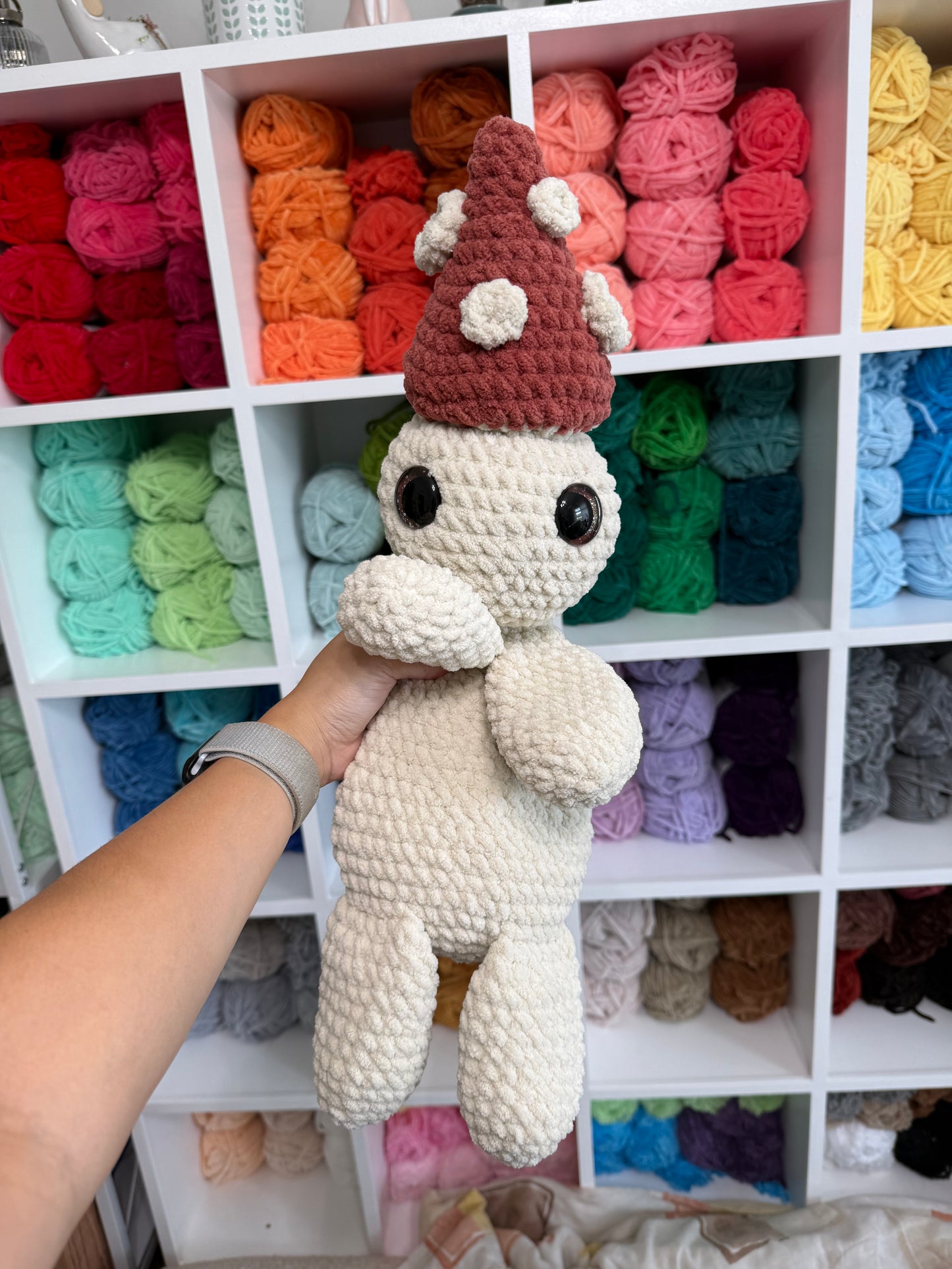 Mushroom Boy Snuggler Plushie