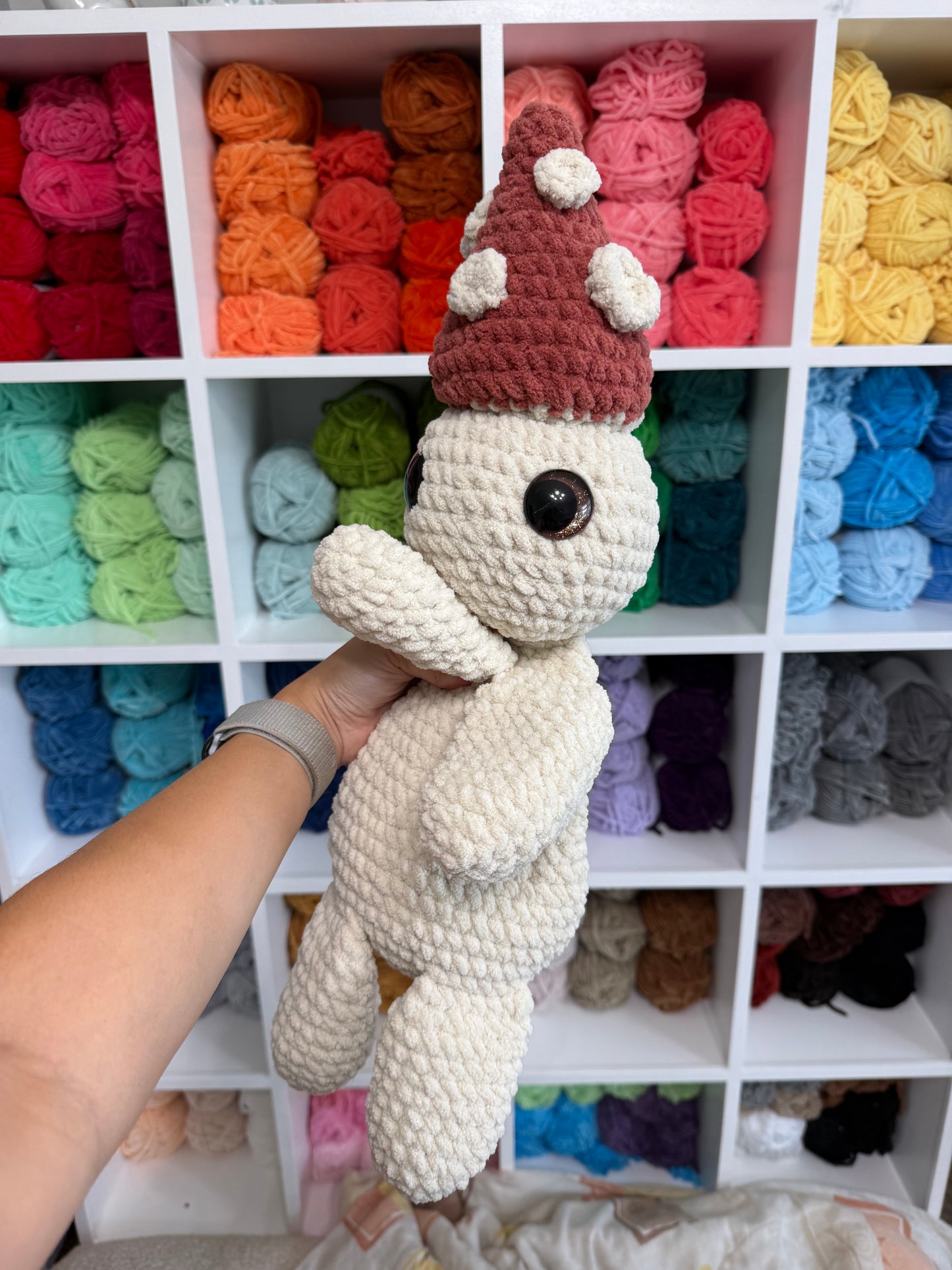 Mushroom Boy Snuggler Plushie