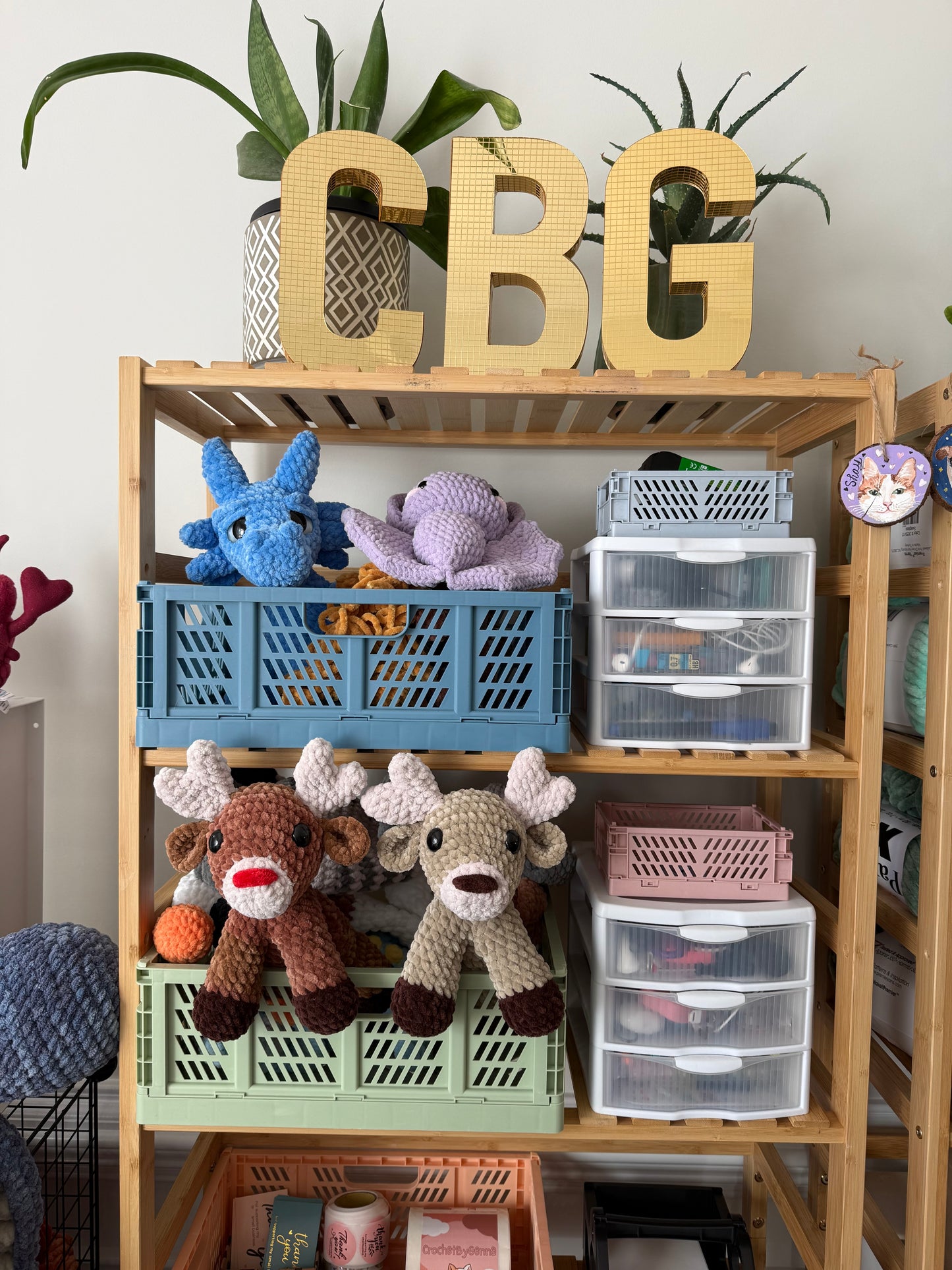 Sitting Reindeer Crochet Pattern