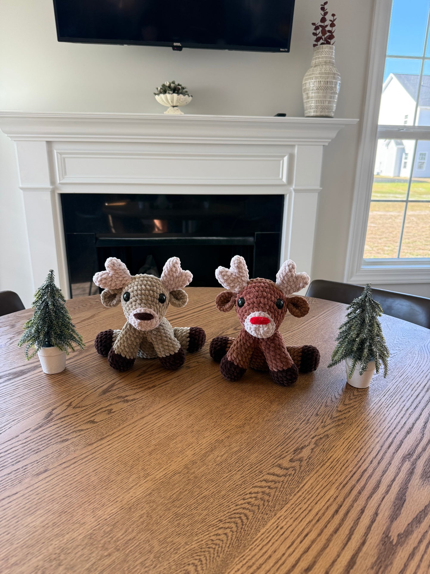 Sitting Reindeer Crochet Pattern