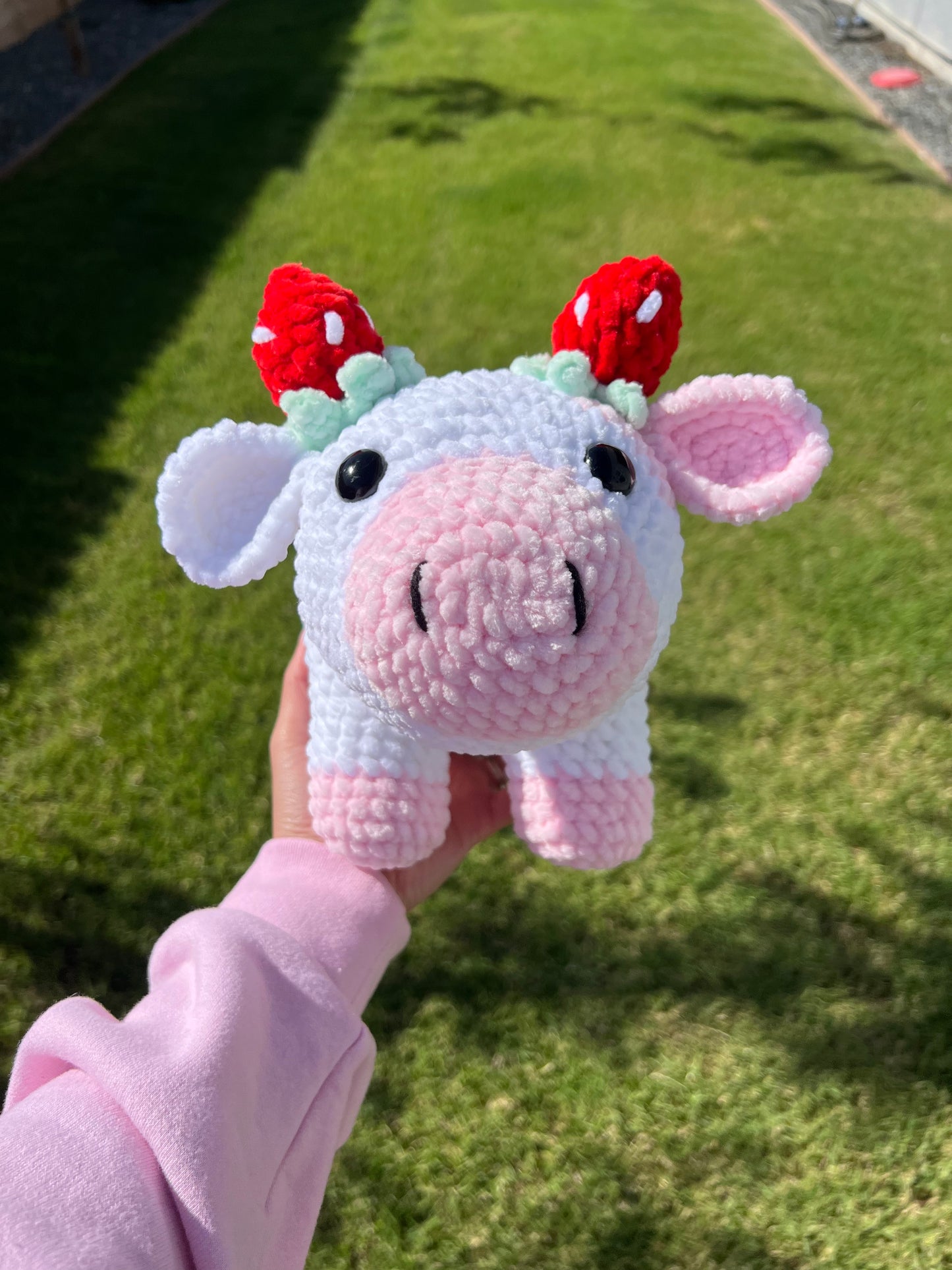Large Strawberry Cow