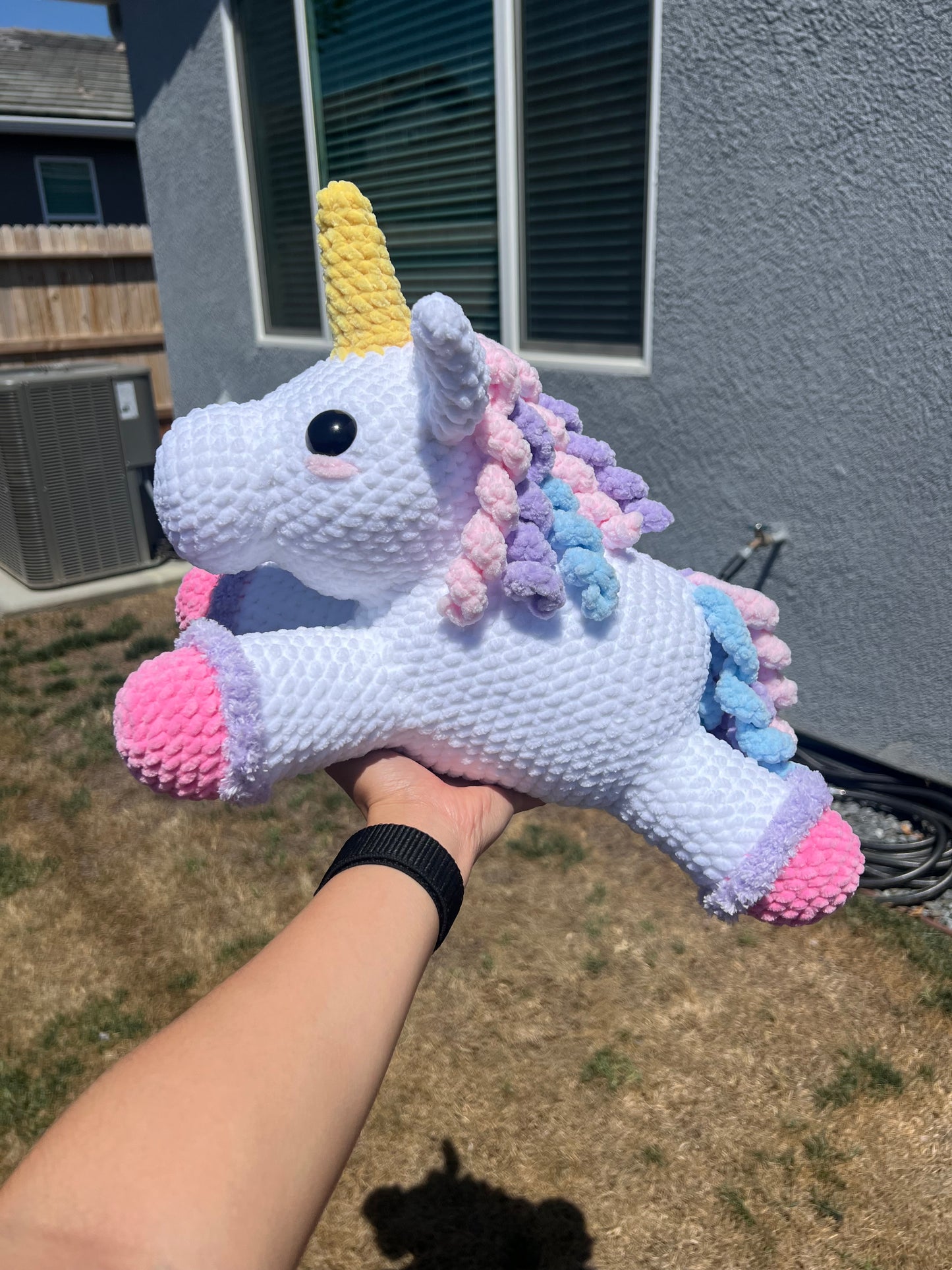2-in-1 Jumbo Unicorn & Pegasus Crochet Pattern
