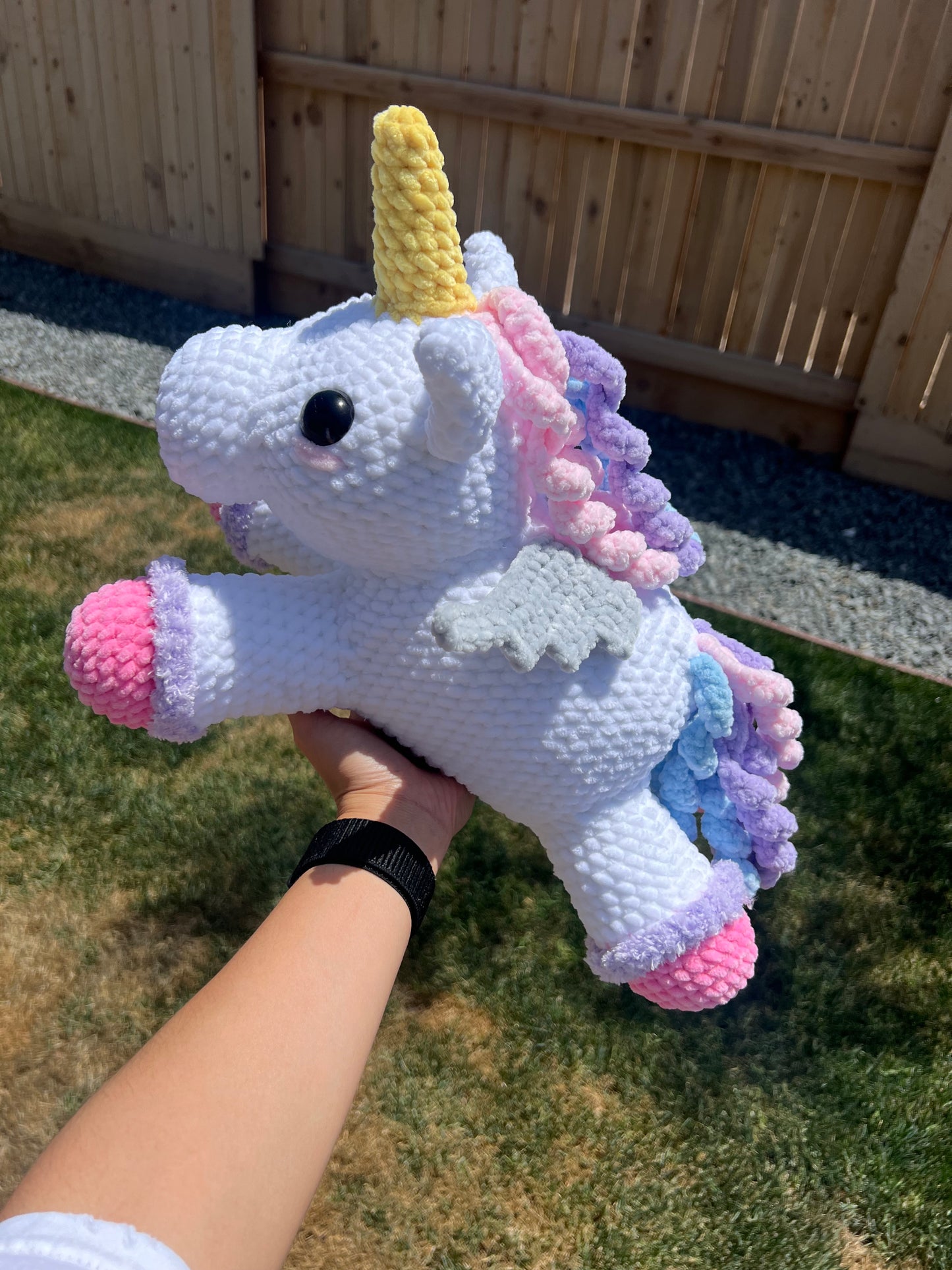2-in-1 Jumbo Unicorn & Pegasus Crochet Pattern