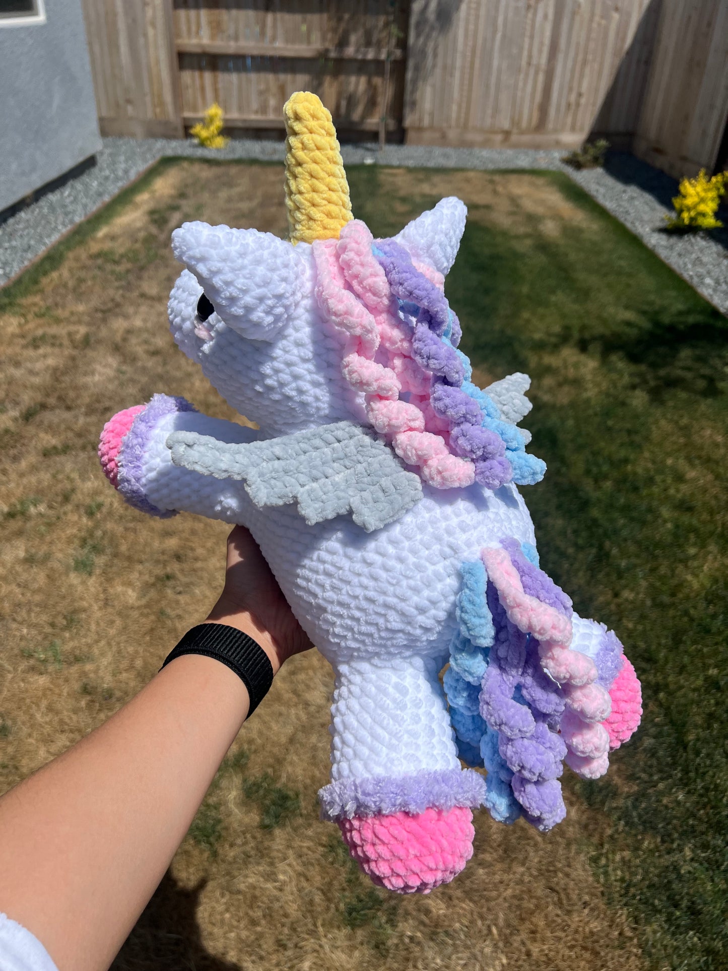 2-in-1 Jumbo Unicorn & Pegasus Crochet Pattern