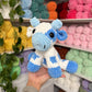 Sitting Cow Plushie (Blueberry)