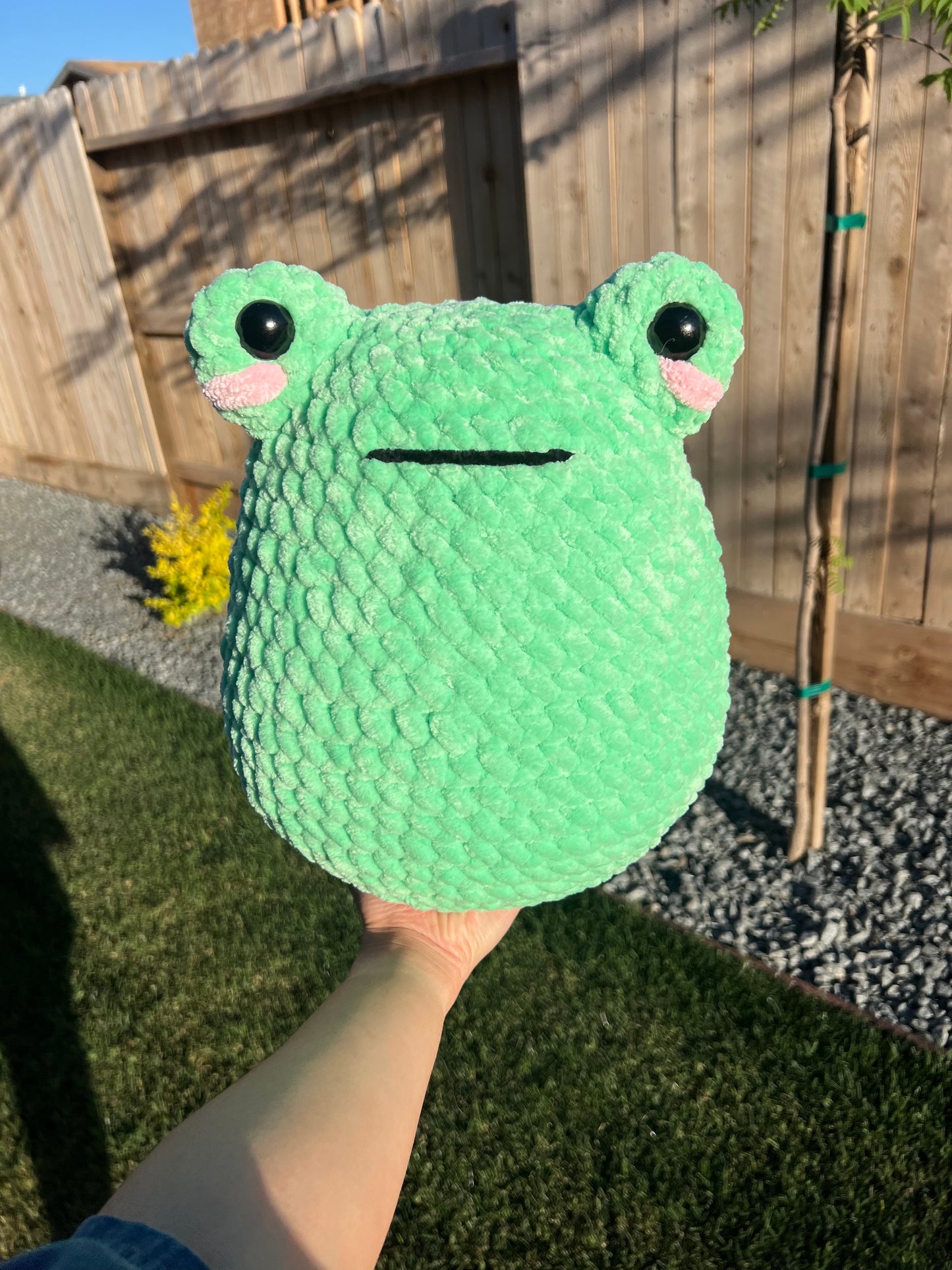 Jumbo Frog Crochet Pattern