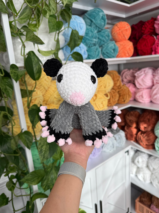 Sitting Opossum Plushie (Parfait)