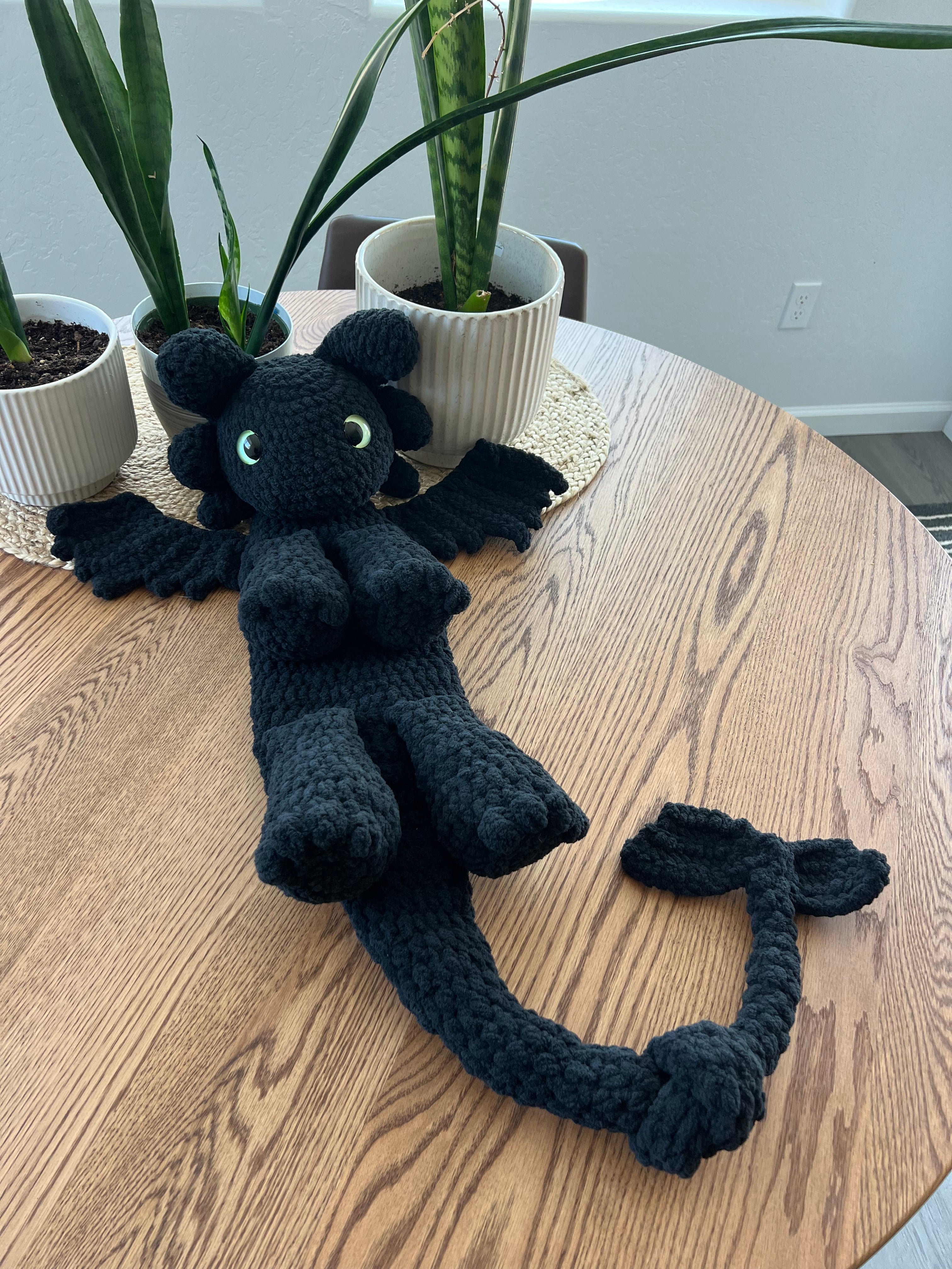 Jumbo Toothless Snuggler – CrochetByGenna