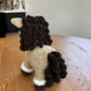 Standing Beige Horse Plushie