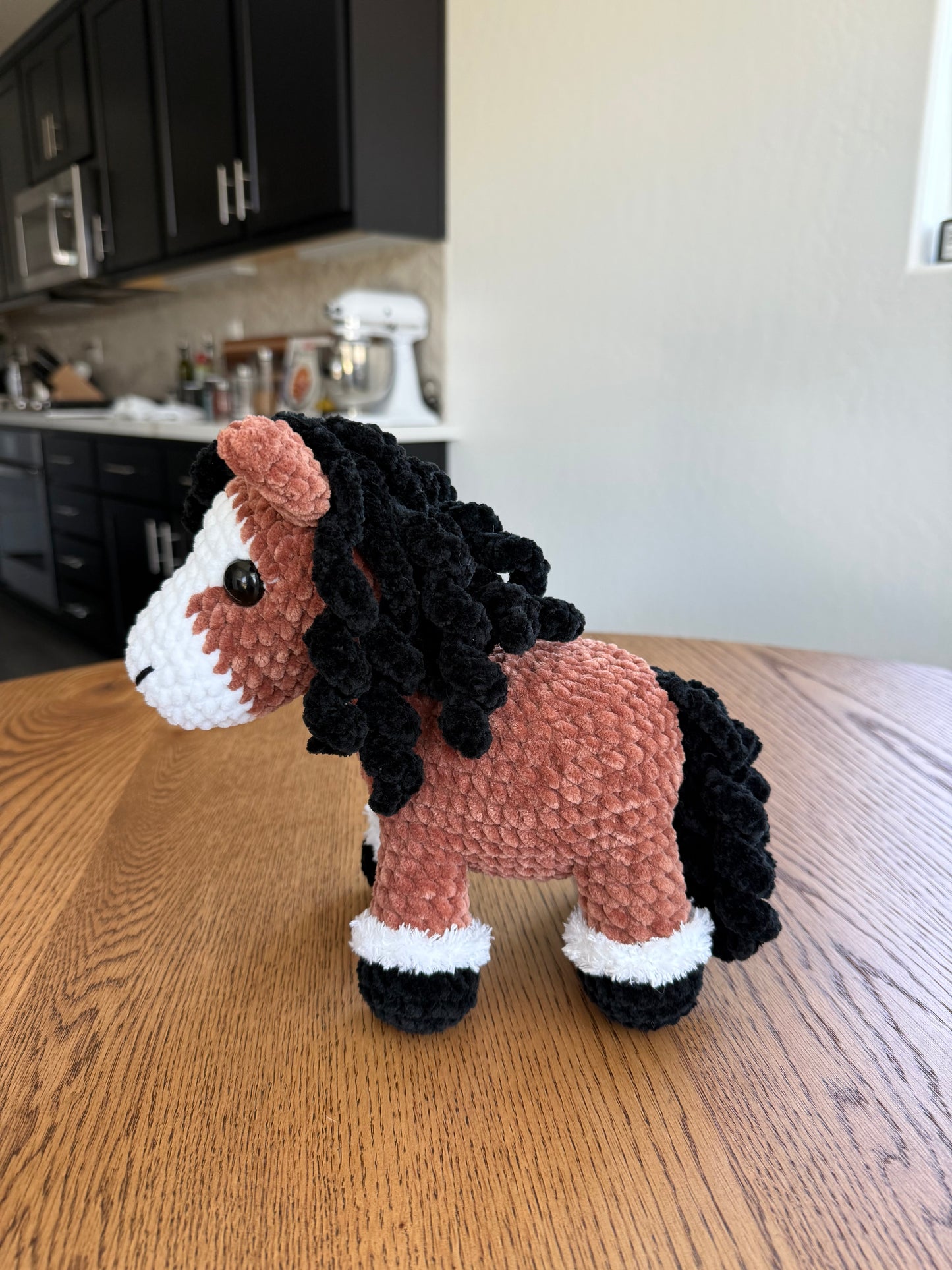 Standing Brown Horse Plushie