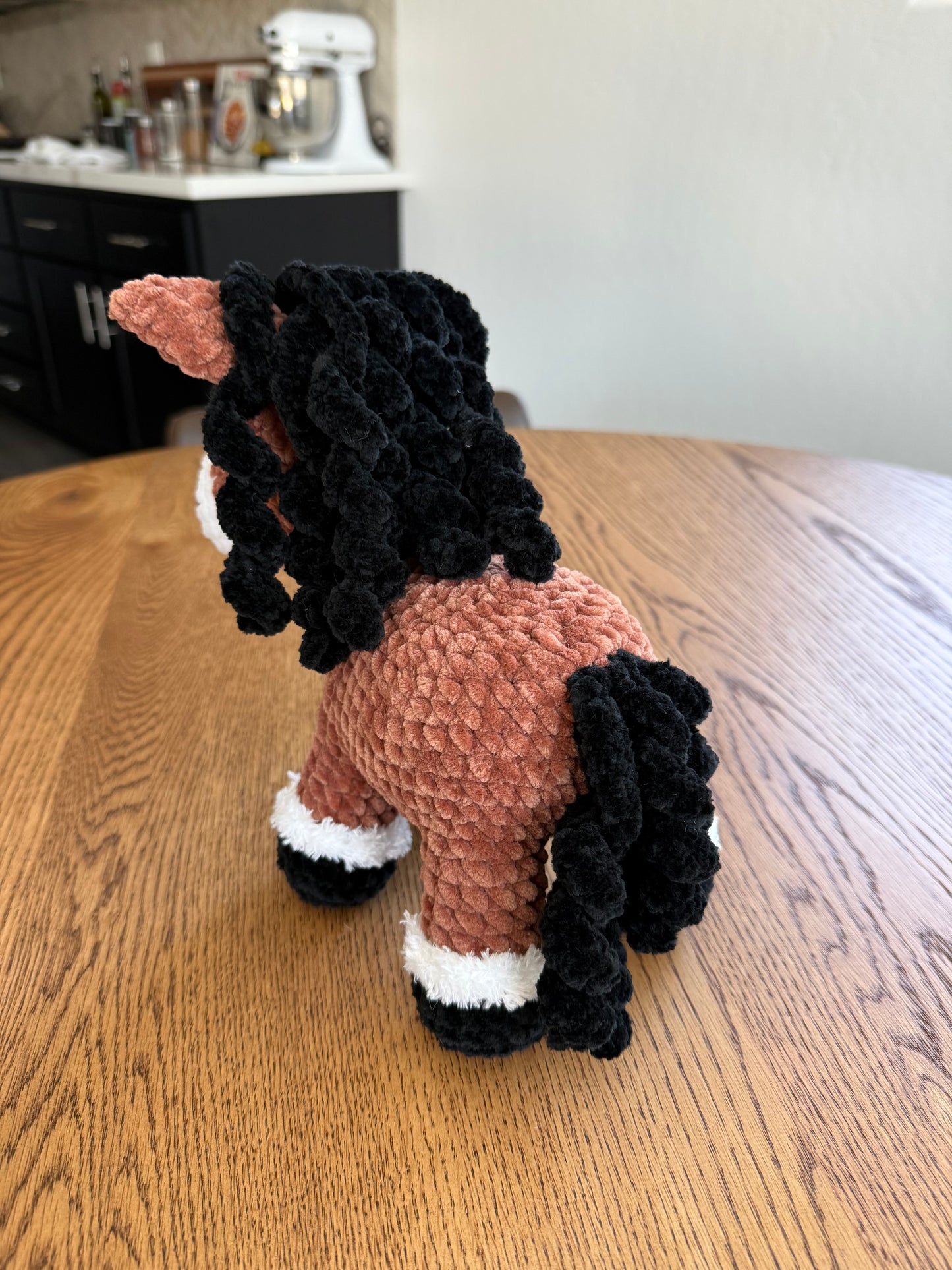 Standing Brown Horse Plushie