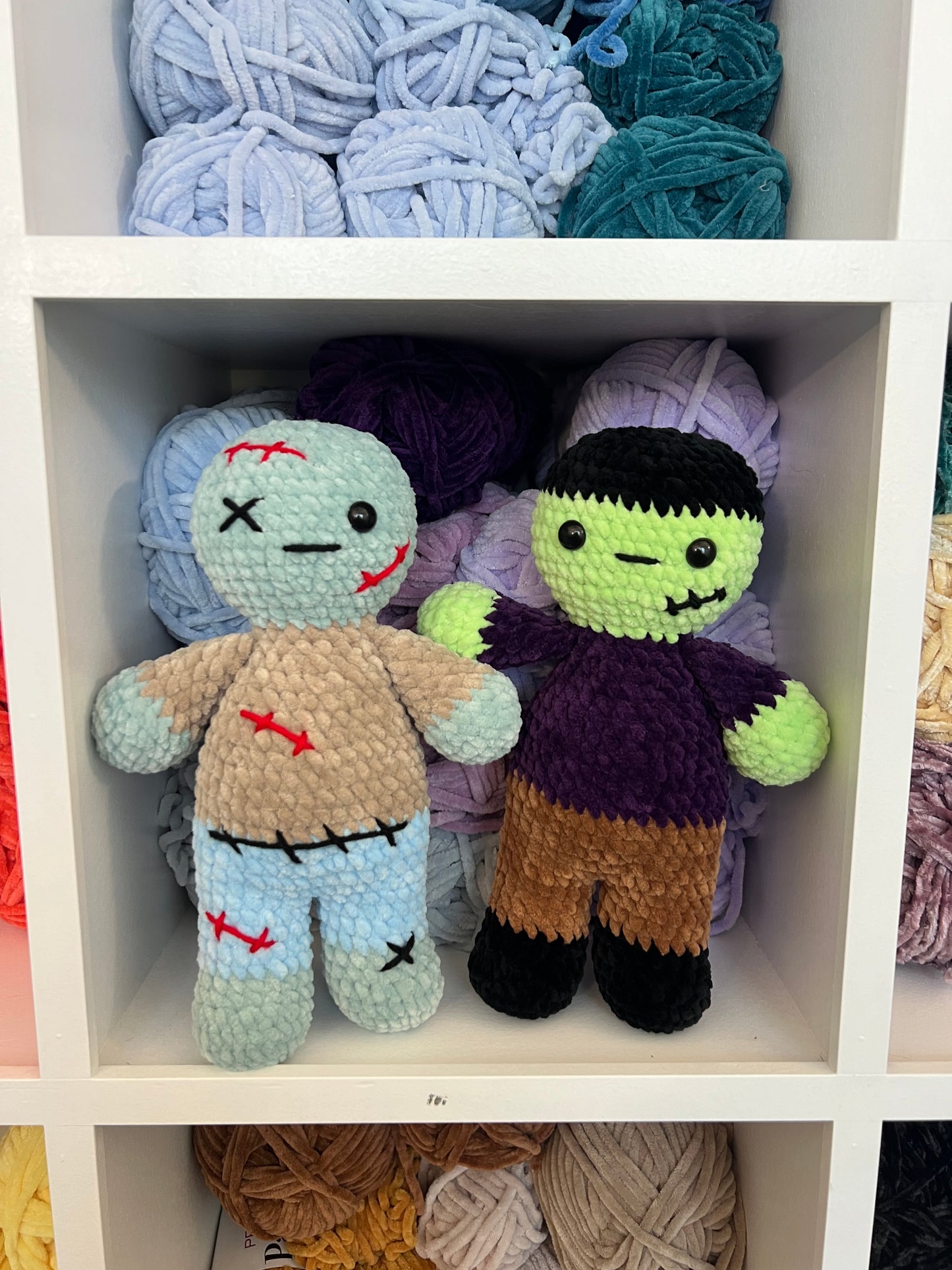 2-in-1 No Sew Frankenstein & Zombie Crochet Pattern