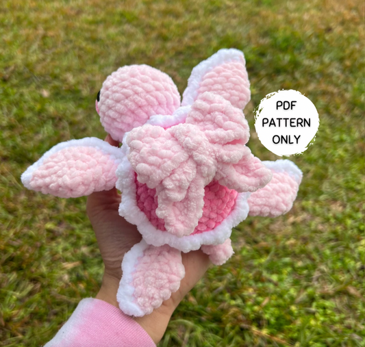 Mini Bow Turtle Crochet Pattern