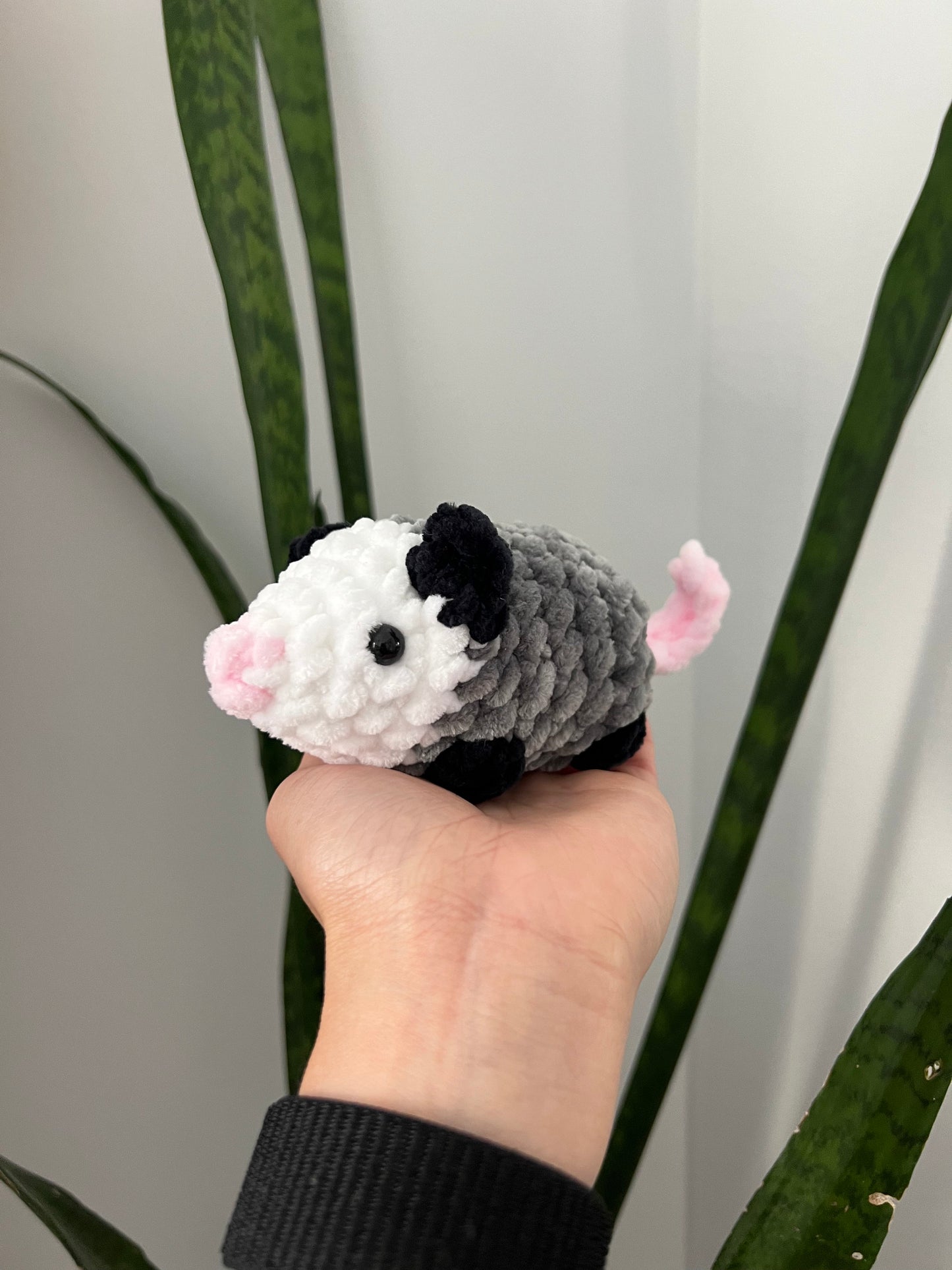No Sew Mini Opossum Crochet Pattern