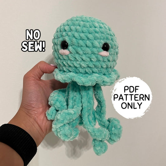 No Sew Jellyfish Crochet Pattern