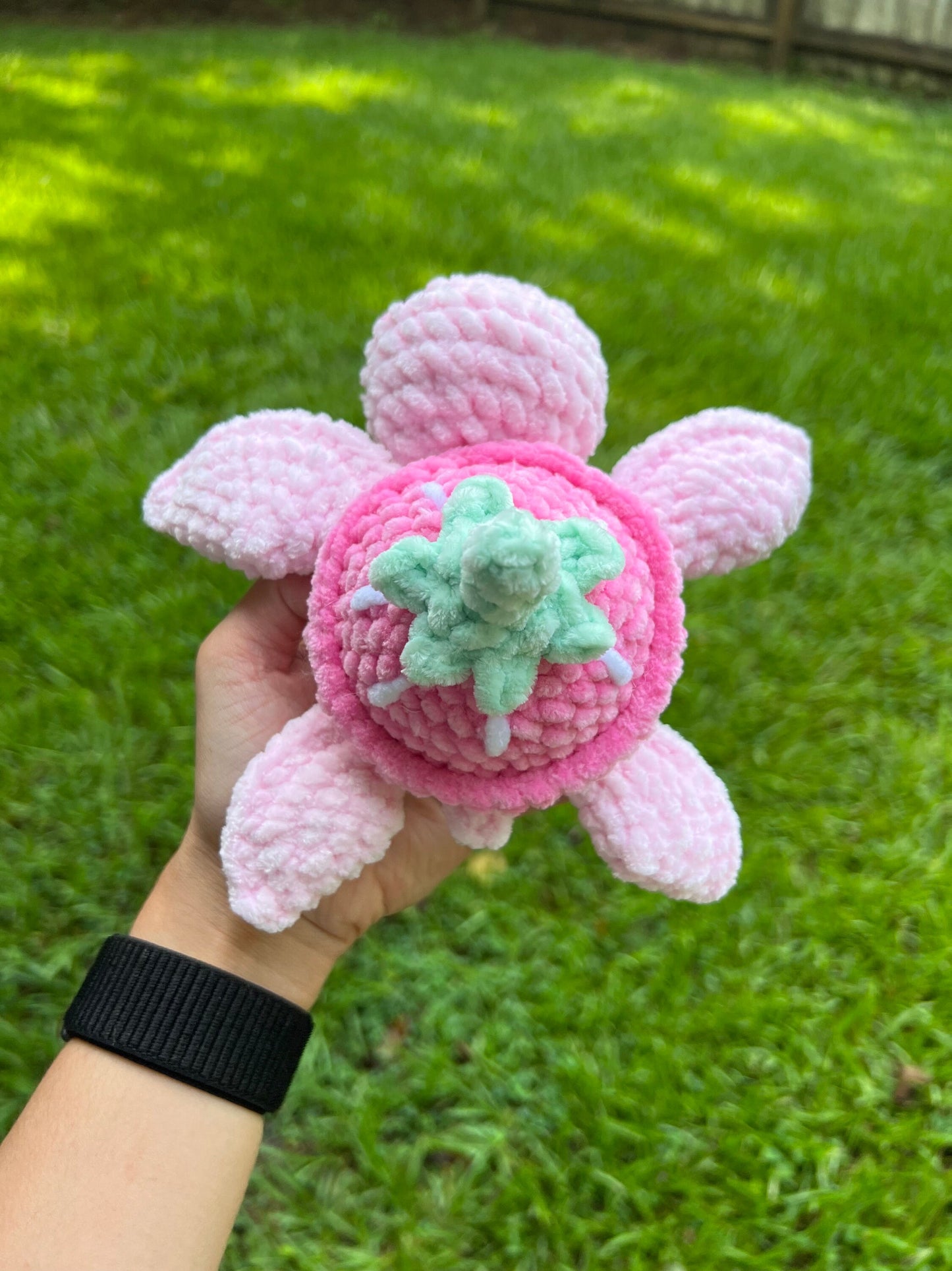 Mini Strawberry Turtle Crochet Pattern