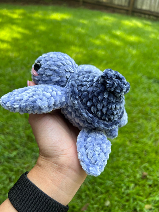 Mini Blueberry Turtle Crochet Pattern